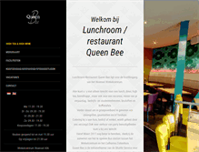 Tablet Screenshot of lunchroomqueenbee.nl